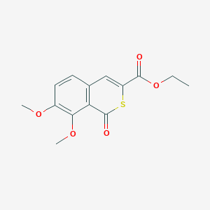 Ethyl 7,8-dimethoxy-1-oxoisothiochromene-3-carboxylate