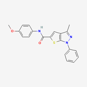 N-(4-methoxyphenyl)-3-methyl-1-phenyl-1H-thieno[2,3-c]pyrazole-5-carboxamide