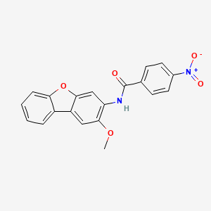 N-(2-methoxydibenzo[b,d]furan-3-yl)-4-nitrobenzamide