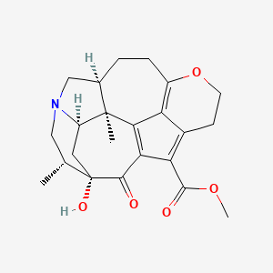 molecular formula C23H27NO5 B1158469 Daphnicyclidin F CAS No. 385384-26-9