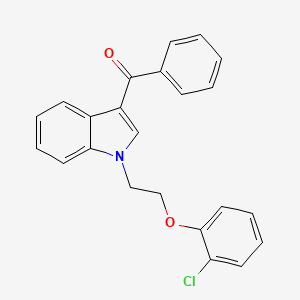 {1-[2-(2-chlorophenoxy)ethyl]-1H-indol-3-yl}(phenyl)methanone