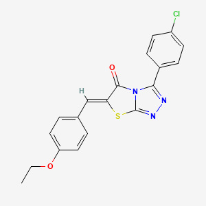 (6Z)-3-(4-chlorophenyl)-6-(4-ethoxybenzylidene)[1,3]thiazolo[2,3-c][1,2,4]triazol-5(6H)-one