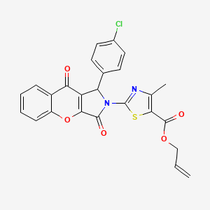 prop-2-en-1-yl 2-[1-(4-chlorophenyl)-3,9-dioxo-3,9-dihydrochromeno[2,3-c]pyrrol-2(1H)-yl]-4-methyl-1,3-thiazole-5-carboxylate