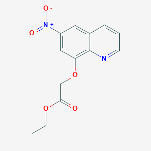 Ethyl [(6-nitroquinolin-8-yl)oxy]acetate