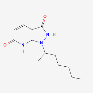 1-(heptan-2-yl)-4-methyl-1H-pyrazolo[3,4-b]pyridine-3,6-diol