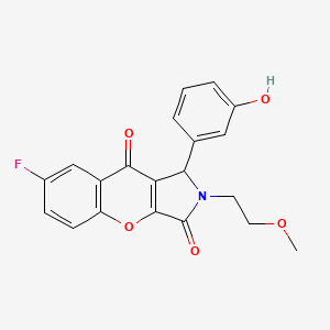 7-Fluoro-1-(3-hydroxyphenyl)-2-(2-methoxyethyl)-1,2-dihydrochromeno[2,3-c]pyrrole-3,9-dione