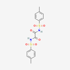 molecular formula C16H16N2O6S2 B11584929 N,N'-bis[(4-methylphenyl)sulfonyl]ethanediamide 