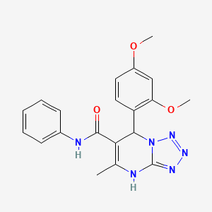 7-(2,4-dimethoxyphenyl)-5-methyl-N-phenyl-4,7-dihydrotetrazolo[1,5-a]pyrimidine-6-carboxamide