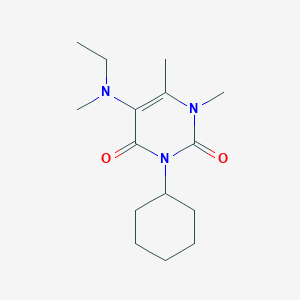 B011585 3-Cyclohexyl-1,6-dimethyl-5-(ethylmethylamino)uracil CAS No. 102613-25-2