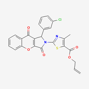 prop-2-en-1-yl 2-[1-(3-chlorophenyl)-3,9-dioxo-3,9-dihydrochromeno[2,3-c]pyrrol-2(1H)-yl]-4-methyl-1,3-thiazole-5-carboxylate