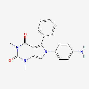 6-(4-aminophenyl)-1,3-dimethyl-5-phenyl-1H-pyrrolo[3,4-d]pyrimidine-2,4(3H,6H)-dione