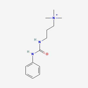 N,N,N-trimethyl-3-[(phenylcarbamoyl)amino]propan-1-aminium