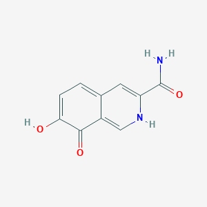B115852 7,8-Dihydroxyisoquinoline-3-carboxamide CAS No. 146515-43-7