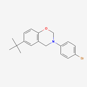 3-(4-bromophenyl)-6-tert-butyl-3,4-dihydro-2H-1,3-benzoxazine