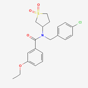 N-(4-chlorobenzyl)-N-(1,1-dioxidotetrahydrothiophen-3-yl)-3-ethoxybenzamide