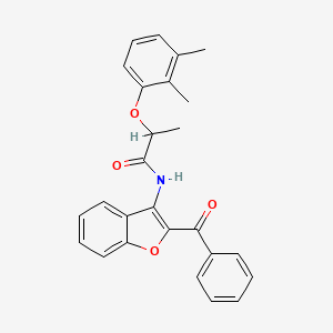 N-(2-benzoyl-1-benzofuran-3-yl)-2-(2,3-dimethylphenoxy)propanamide