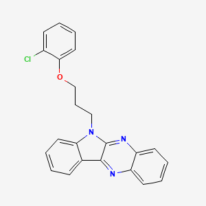 6-[3-(2-chlorophenoxy)propyl]-6H-indolo[2,3-b]quinoxaline