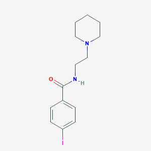 B115858 N-[2-(Piperidinylamino)ethyl]-4-iodobenzamide CAS No. 155054-42-5