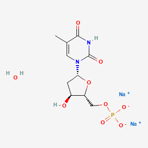molecular formula C₁₀H₁₃N₂Na₂O₈P·xH₂O B1158598 Thymidine 5'-Monophosphate Disodium Salt Hydrate 