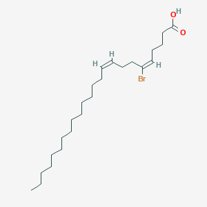 B115860 6-bromo-tetracosa-5E,9Z-dienoic acid CAS No. 150994-69-7