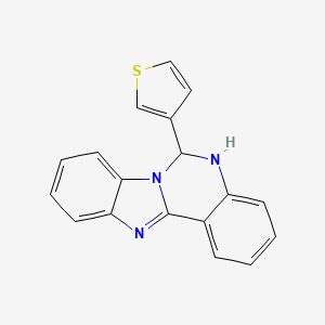 6-(Thiophen-3-yl)-5,6-dihydrobenzimidazo[1,2-c]quinazoline