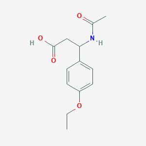 3-Acetamido-3-(4-ethoxyphenyl)propanoic acid