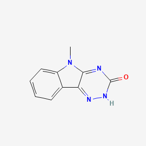 5-Methyl-5H-[1,2,4]triazino[5,6-b]indol-3-ol