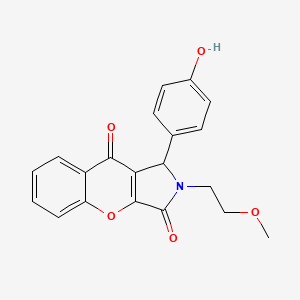 1-(4-Hydroxyphenyl)-2-(2-methoxyethyl)-1,2-dihydrochromeno[2,3-c]pyrrole-3,9-dione