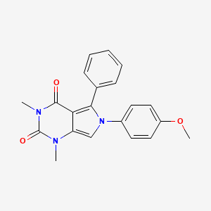 6-(4-methoxyphenyl)-1,3-dimethyl-5-phenyl-1H-pyrrolo[3,4-d]pyrimidine-2,4(3H,6H)-dione