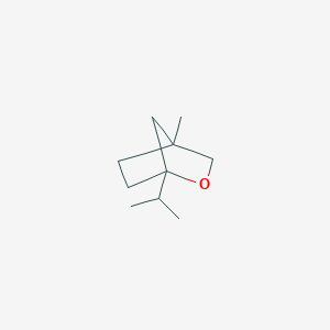 B115863 4-Methyl-1-propan-2-yl-2-oxabicyclo[2.2.1]heptane CAS No. 152562-89-5