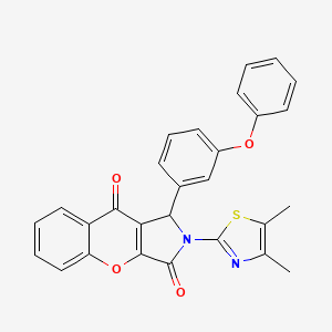 2-(4,5-Dimethyl-1,3-thiazol-2-yl)-1-(3-phenoxyphenyl)-1,2-dihydrochromeno[2,3-c]pyrrole-3,9-dione