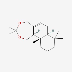 molecular formula C18H30O2 B1158652 Drim-7-ene-11,12-diol acetonide CAS No. 213552-47-7