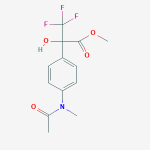 Methyl 2-{4-[acetyl(methyl)amino]phenyl}-3,3,3-trifluoro-2-hydroxypropanoate