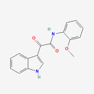 2-(1H-indol-3-yl)-N-(2-methoxyphenyl)-2-oxoacetamide