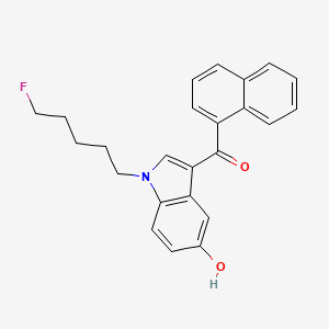 molecular formula C24H22FNO2 B1158680 AM2201 5-hydroxyindole metabolite 