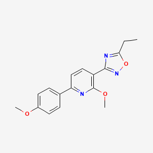 3-(5-Ethyl-[1,2,4]oxadiazol-3-yl)-2-methoxy-6-(4-methoxy-phenyl)-pyridine