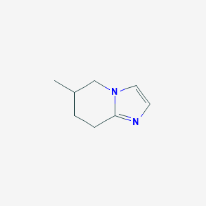 molecular formula C8H12N2 B115870 6-甲基-5,6,7,8-四氢咪唑并[1,2-a]吡啶 CAS No. 144042-80-8