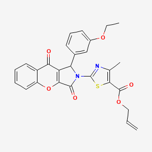 prop-2-en-1-yl 2-[1-(3-ethoxyphenyl)-3,9-dioxo-3,9-dihydrochromeno[2,3-c]pyrrol-2(1H)-yl]-4-methyl-1,3-thiazole-5-carboxylate