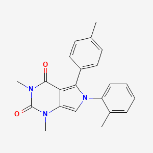 1,3-dimethyl-6-(2-methylphenyl)-5-(4-methylphenyl)-1H-pyrrolo[3,4-d]pyrimidine-2,4(3H,6H)-dione