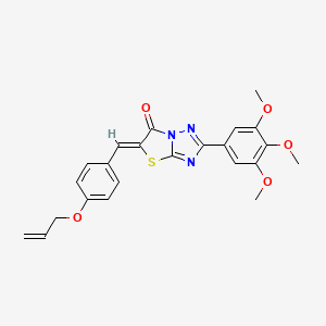 (5Z)-5-[4-(allyloxy)benzylidene]-2-(3,4,5-trimethoxyphenyl)[1,3]thiazolo[3,2-b][1,2,4]triazol-6(5H)-one