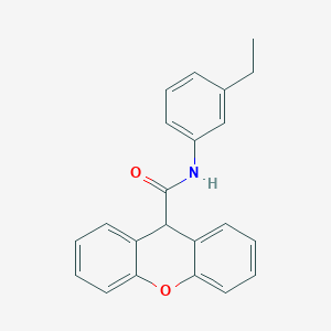 N-(3-ethylphenyl)-9H-xanthene-9-carboxamide