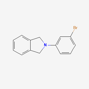 molecular formula C14H12BrN B11587554 2-(3-bromophenyl)-2,3-dihydro-1H-isoindole 