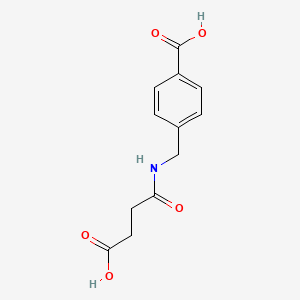 4-{[(3-Carboxypropanoyl)amino]methyl}benzoic acid