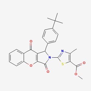 methyl 2-[1-(4-tert-butylphenyl)-3,9-dioxo-3,9-dihydrochromeno[2,3-c]pyrrol-2(1H)-yl]-4-methyl-1,3-thiazole-5-carboxylate