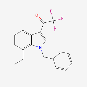 1-(1-benzyl-7-ethyl-1H-indol-3-yl)-2,2,2-trifluoroethanone