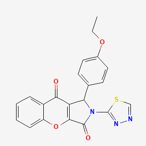 1-(4-Ethoxyphenyl)-2-(1,3,4-thiadiazol-2-yl)-1,2-dihydrochromeno[2,3-c]pyrrole-3,9-dione