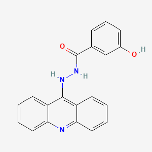 N'-(acridin-9-yl)-3-hydroxybenzohydrazide