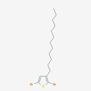 molecular formula C16H26Br2S B115882 2,5-二溴-3-十二烷基噻吩 CAS No. 148256-63-7