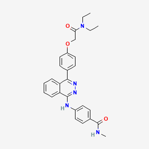 4-[(4-{4-[2-(diethylamino)-2-oxoethoxy]phenyl}phthalazin-1-yl)amino]-N-methylbenzamide