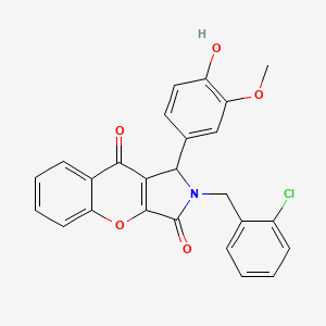 2-(2-Chlorobenzyl)-1-(4-hydroxy-3-methoxyphenyl)-1,2-dihydrochromeno[2,3-c]pyrrole-3,9-dione